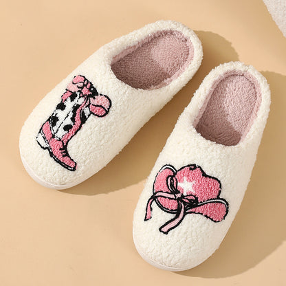 Cute Cartoon Boots Cap Slippers