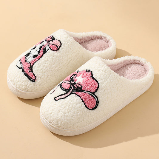 Cute Cartoon Boots Cap Slippers