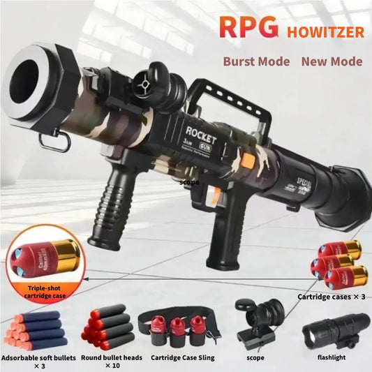RPG Triple-shot Soft Bullet Gun